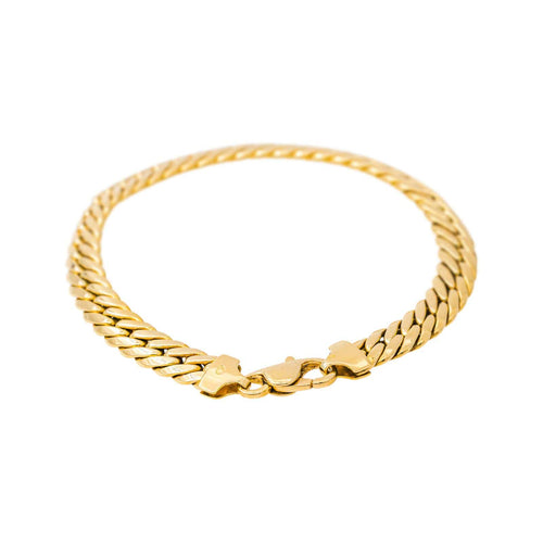 Bracelet maille anglaise en or jaune 58 Facettes 5725970CN