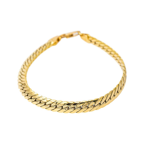 Bracelet maille anglaise en or jaune 58 Facettes 5729289CN