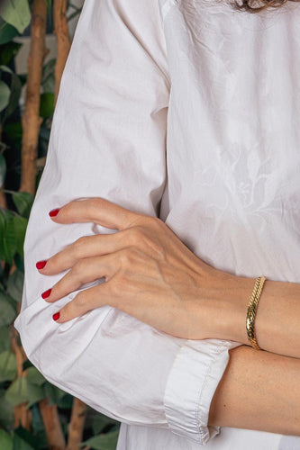 Bracelet maille anglaise en or jaune 58 Facettes 5729289CN