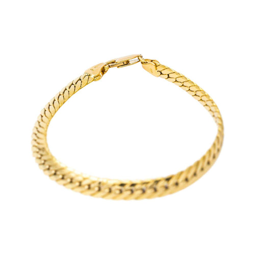 Bracelet maille anglaise en or jaune 58 Facettes 5729289CN