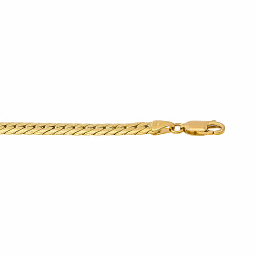 Bracelet maille anglaise en or jaune 58 Facettes 5729289CN