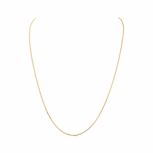 Collier maille forçat en or jaune 58 Facettes 5751882CN