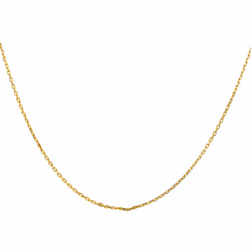 Collier maille forçat en or jaune 58 Facettes 5751882CN