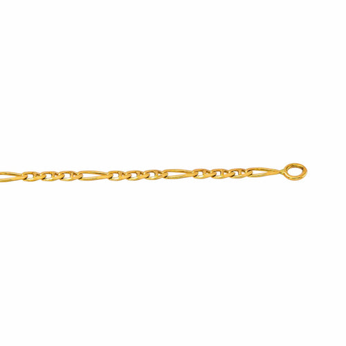 Collier maille figaro en or jaune 58 Facettes 5773955CN