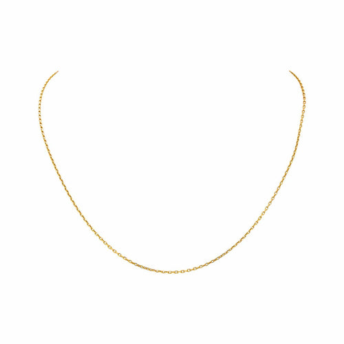 Collier maille forçat en or jaune 58 Facettes 5880440CN