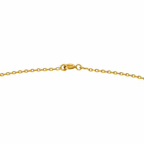 Collier maille forçat en or jaune 58 Facettes 5880440CN