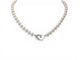 Dinh Van Menottes R12 - Collier en or blanc 18k et perles Akoya 58 Facettes 276175