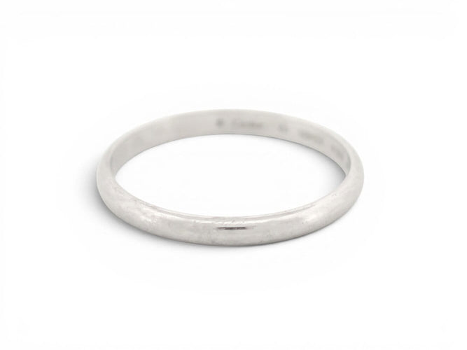 64 Cartier 1895 - Alliance 2 mm en platine 58 Facettes 276268