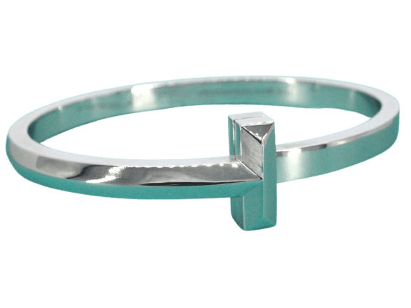 Tiffany & Co Tiffany T - Bracelet en or blanc 58 Facettes 3120