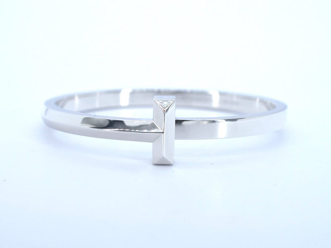 Tiffany & Co Tiffany T - Bracelet en or blanc 58 Facettes 3120