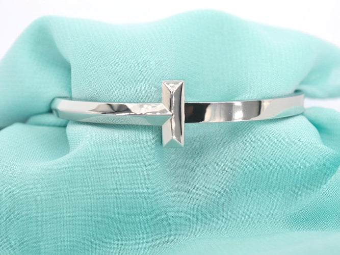 Tiffany & Co Tiffany T - Bracelet en or blanc 58 Facettes 3120