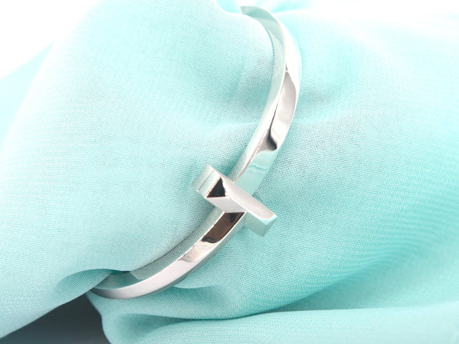 Tiffany & Co Tiffany T - Bracelet en or blanc 58 Facettes 3120