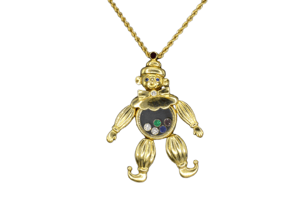 Chopard Happy Diamonds Clown - Pendentif en or 18 carats 58 Facettes 4143