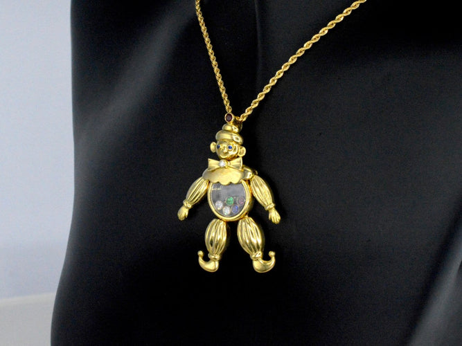 Chopard Happy Diamonds Clown - Pendentif en or 18 carats 58 Facettes 4143