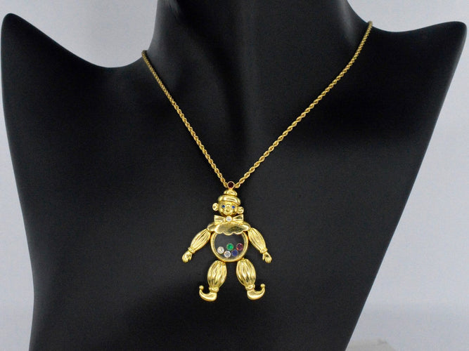 Chopard Happy Diamonds Clown - Pendentif en or 18 carats 58 Facettes 4143