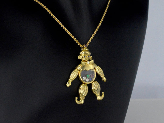 Chopard Happy Diamonds Clown - Pendentif en or 18 carats 58 Facettes 4143