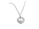 Chopard Happy Diamonds Icons - Collier cœur en or blanc et diamant 58 Facettes 5162