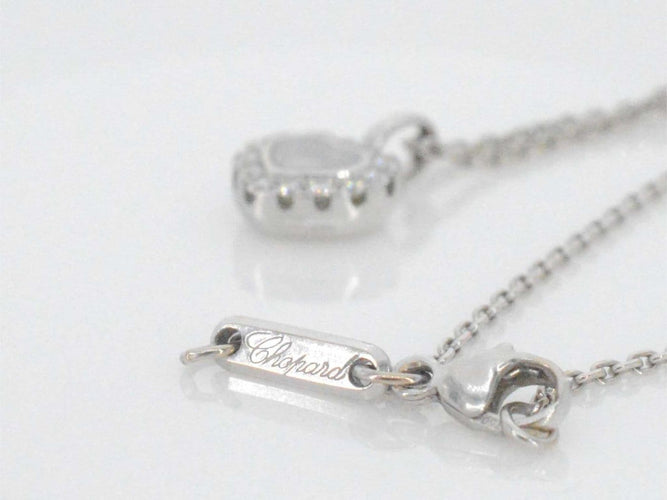 Chopard Happy Diamonds Icons - Collier cœur en or blanc et diamant 58 Facettes 5162