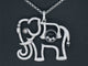 Chopard Happy Diamonds - Collier éléphant en or 18 carats et diamants 58 Facettes 5015