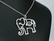 Chopard Happy Diamonds - Collier éléphant en or 18 carats et diamants 58 Facettes 5015