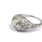 56 Bague en or blanc 18 kt avec diamants 58 Facettes 461/26 A