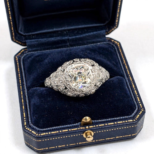 56 Bague en or blanc 18 kt avec diamants 58 Facettes 461/26 A