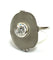 57 Art déco - Bague en platine avec diamant 58 Facettes 450/26 C