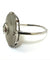 57 Art déco - Bague en platine avec diamant 58 Facettes 450/26 C