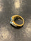 51 Bague en or 750, aigue-marine et diamants 58 Facettes LP255