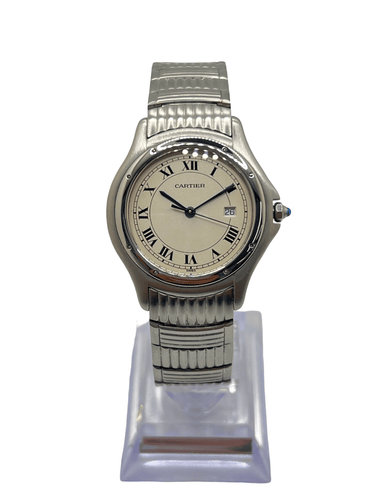 Cartier Cougar - Montre Grand Modèle en acier 58 Facettes 2181
