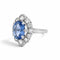 51 Bague Pompadour vintage en or 18k, saphir et diamants 58 Facettes RI-1045