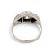 50 Art déco - Bague trilogie en or 18k et diamants taille ancienne 58 Facettes RI-1076