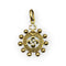 Pendentif croix basque Lauburu en or jaune 750 58 Facettes 149071061