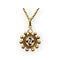 Pendentif croix basque Lauburu en or jaune 750 58 Facettes 149071061