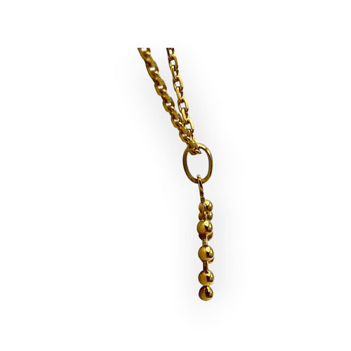 Pendentif croix basque Lauburu en or jaune 750 58 Facettes 149071061