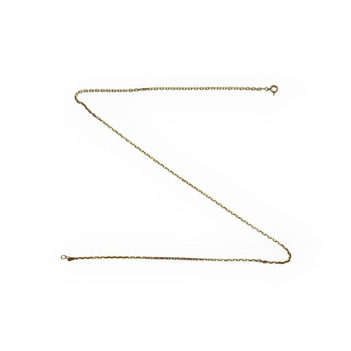 Chaîne maille forçat 53 cm en or jaune 18K 58 Facettes 149071154