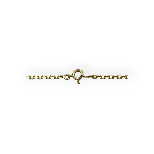 Chaîne maille forçat 53 cm en or jaune 18K 58 Facettes 149071154