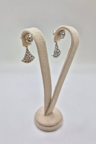 Bulgari Divas' Dream - Boucles d'oreilles en or blanc et diamants 58 Facettes 380/320