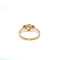 55 Golden Sparkle - Bague en or jaune, diamant poire et saphirs 58 Facettes 50491