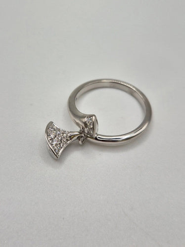 55 Bulgari Divas' Dream - Bague en or blanc et diamants 58 Facettes 323/1103