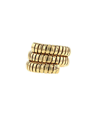 Bague Bulgari - Bague Tubogas en or jaune 58 Facettes