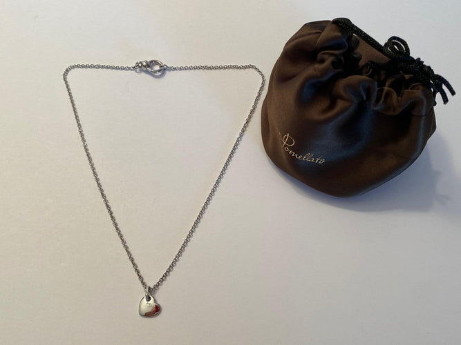 Pomellato Cuore - Collier pendentif cœur en or blanc 58 Facettes AZ-PG-263028