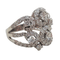 52 Bague en or blanc 18k et diamants 58 Facettes T523