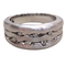 53 Bague en or blanc 18k et diamants 58 Facettes S130