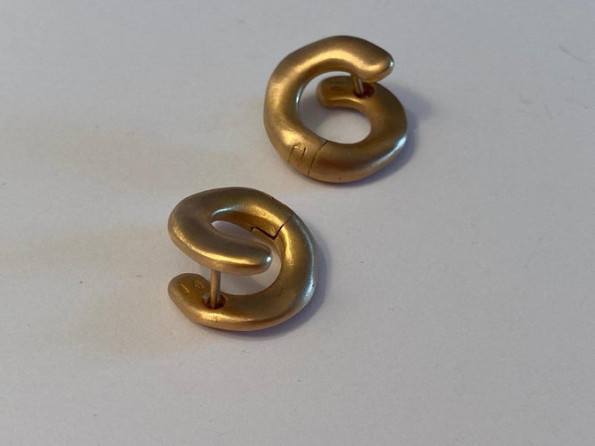 Pomellato - Boucles d'oreilles vintage en or rose satiné 58 Facettes AZ-PG-265027