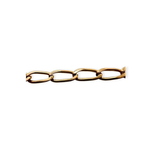 Collier maille cheval en or jaune 585 58 Facettes 330098892