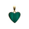 Pendentif cœur en or jaune 750 et diamant 58 Facettes 330098359