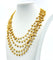 Collier Bicego - Collier cinq rangs en or jaune 18 carats 58 Facettes 674b25_M