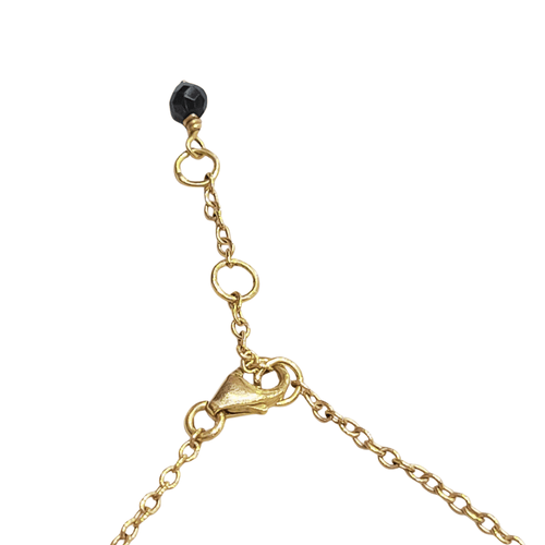 Bracelet en or rose 18 ct et diamants bruns 58 Facettes P151