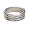 55.5 Bague en or blanc 18 carats et diamants 58 Facettes S104